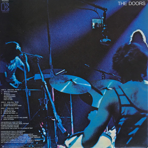 The Doors - Absolutely Live - 2 x Vinyl LP, Album, Reissue, 1976 (USED VG+)