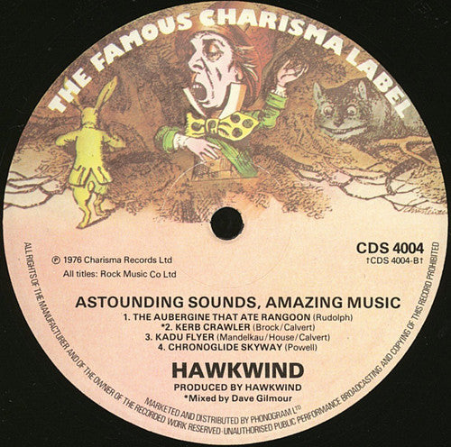 Hawkwind ‎– Astounding Sounds, Amazing Music - Vinyl LP, Album, UK 1976 (USED NM)