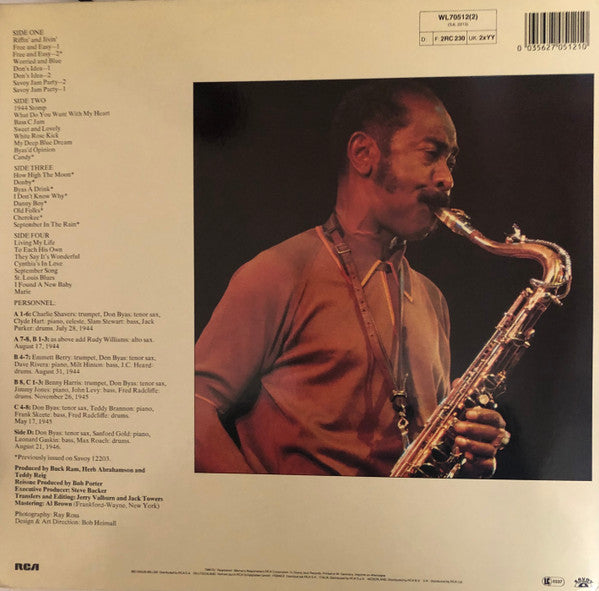 Don Byas -Savoy Jam Party - 2 x Vinyl LP, Compilation, Reissue, 1984 (USED NM)