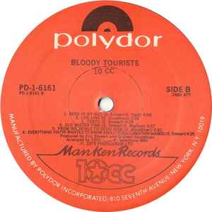 10cc ‎– Bloody Tourists - Vinyl LP, Album, Stereo, Gatefold, US 1978 (USED VG+)