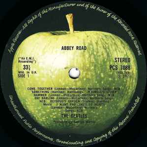 The Beatles ‎– Abbey Road -  Vinyl LP, Album, Repress, Stereo, 2nd Pressing, UK 1971 (USED G)