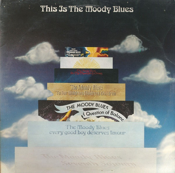 The Moody Blues ‎– This Is The Moody Blues - 2 × Vinyl LP, Album, Compilation, Stereo, Gatefold, UK 1974 (USED VG+)