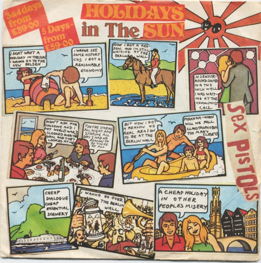 Sex Pistols ‎– Holidays In The Sun - Vinyl 7", 45 RPM, Single, Stereo, UK 1977 (USED VG+)