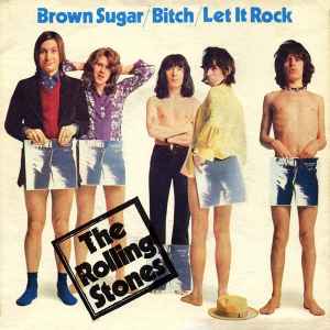 The Rolling Stones ‎– Brown Sugar / Bitch / Let It Rock - Vinyl 7", 45 RPM, Single, UK 1971 (USED VG)