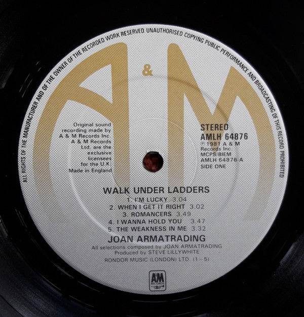 Joan Armatrading ‎– Walk Under Ladders - Vinyl LP, Album, UK 1981 (USED VG+)
