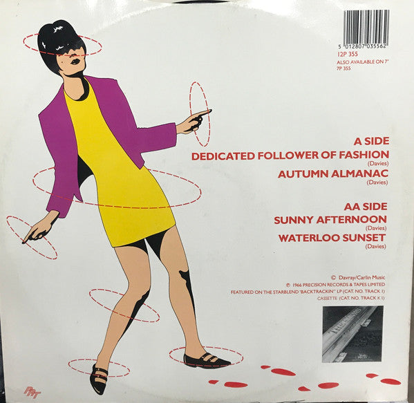 The Kinks ‎– Dedicated Follower Of Fashion - Vinyl 12", Maxi-Single, UK 1986 (USED VG+)