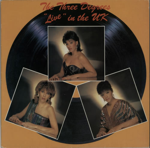 The Three Degrees ‎- "Live" In The U.K - Vinyl LP, UK 1985 (USED VG+)
