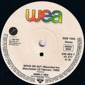 Simply Red ‎- If You Don't Know Me By Now - Vinyl 7", 45 RPM, Single, Stereo, 1989 (USED NM)