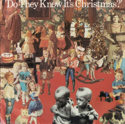 Band Aid ‎– Do They Know It's Christmas? - Vinyl 7", 45 RPM, Single, Silver Injection Labels, UK 1984 (USED VG+)