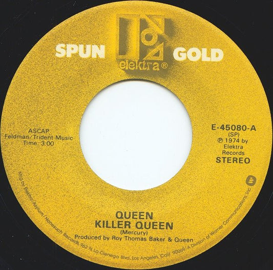 Queen ‎– Killer Queen / Liar - Vinyl 7", 45 RPM, Single, US 1983 (USED VG)