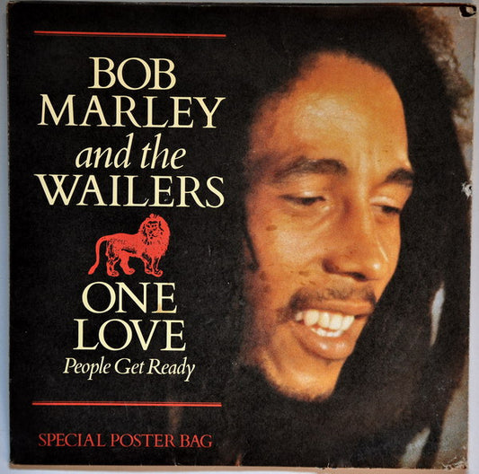 Bob Marley And The Wailers ‎– One Love / People Get Ready - Vinyl 7", 45 RPM, Single, Stereo, Poster Bag, UK 1984 (USED VG+)