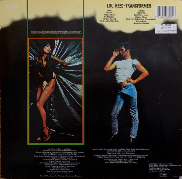 Lou Reed – Transformer - Vinyl LP, Album, Reissue, Stereo, UK 1984 (USED VG+)