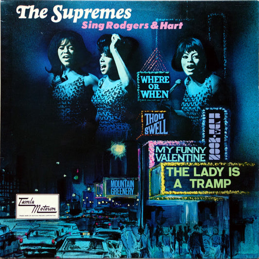 The Supremes - The Supremes Sing Rodgers & Hart - Vinyl LP, Album, Reissue, Stereo, UK 1969 (USED VG+)