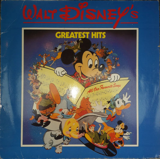 Various ‎– Walt Disney's Greatest Hits - Vinyl LP, Compilation, Germany 1983 (USED VG)