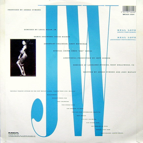 Jody Watley ‎– Real Love (Remix) - Vinyl 12", 45 RPM, Single, UK 1989 (USED VG+)