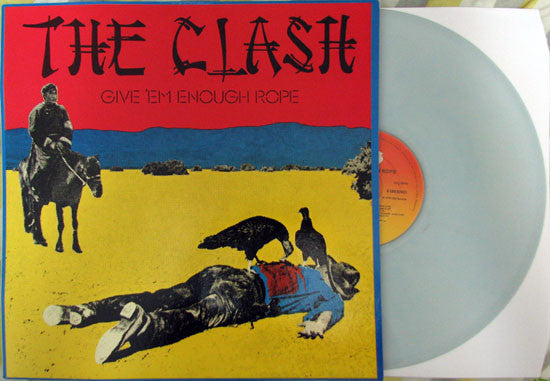 The Clash - Give 'Em Enough Rope - Vinyl LP, Unofficial Release, Light Blue (USED NM)