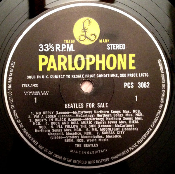 The Beatles - Beatles For Sale - Vinyl LP, Album, Stereo, UK 1964 (USED VG+)