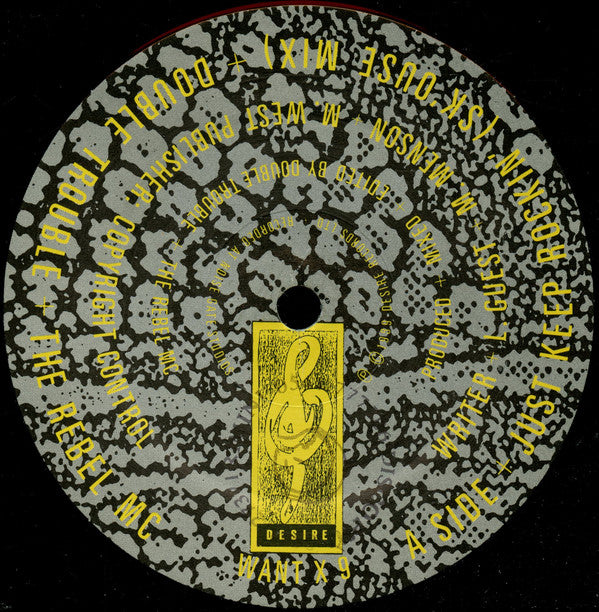 Double Trouble & The Rebel MC ‎– Just Keep Rockin' - Vinyl 12", 45 RPM, Single, UK 1989 (USED VG)