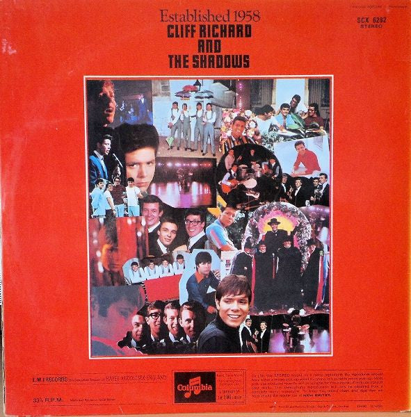 Cliff Richard & The Shadows ‎- Established 1958 - Vinyl LP, Album, Reissue, Stereo, UK (USED VG+)