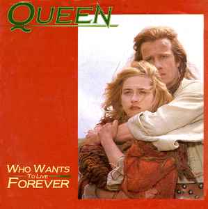 Queen ‎– Who Wants To Live Forever - Vinyl 7", 45 RPM, Single, Paper Sleeve, UK 1986 (USED VG+)