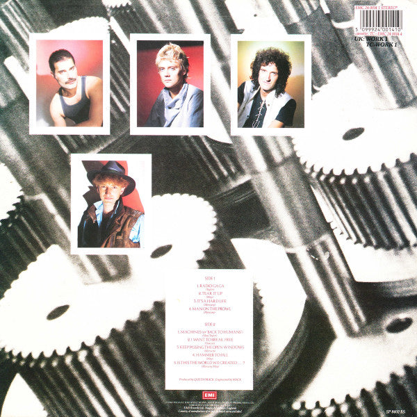 Queen ‎- The Works - Vinyl LP, Album, Stereo, UK 1984 (USED VG+)