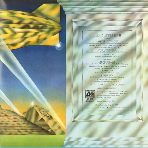 Led Zeppelin – Led Zeppelin II - Vinyl LP, Album, Reissue, Stereo, Gatefold, Europe (USED VG+)