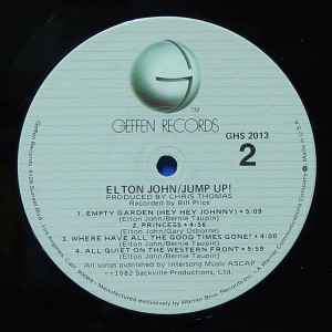 Elton John ‎– Jump Up! - Vinyl LP, Album, US 1982 (USED VG)