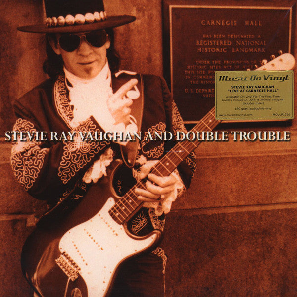 Stevie Ray Vaughan And Double Trouble – Live At Carnegie Hall - 2 x Vinyl LP, Album, Reissue (NEW SEALED)