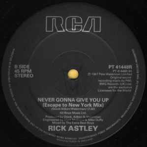 Rick Astley ‎– Never Gonna Give You Up - Vinyl 12", 45 RPM, Single, UK 1987 (USED VG+)