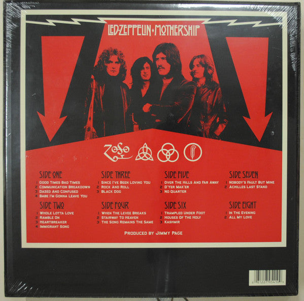 Led Zeppelin Relics Led Zeppelin – Mothership - Box Set 4 x Vinyl, LP, Compilation, Reissu ...