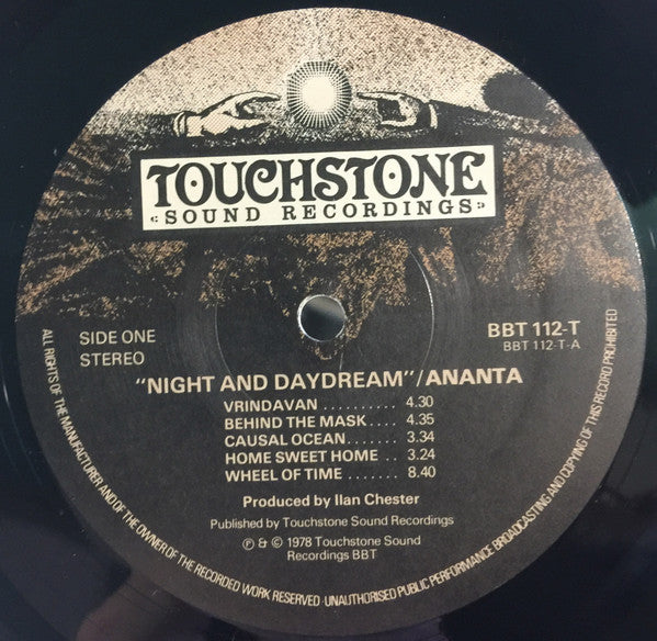 Ananta ‎– Night And Daydream - Vinyl LP, Album, Promo, Stereo, UK 1978 (USED VG+)
