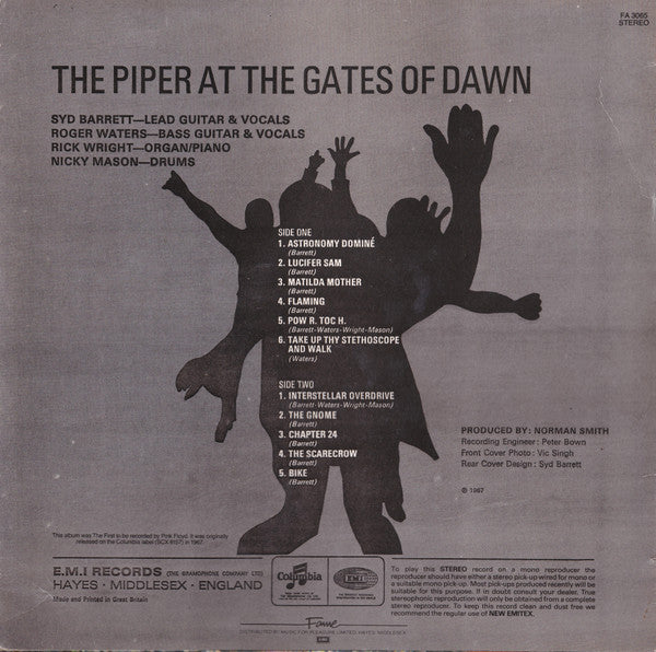 Pink Floyd - The Piper At The Gates Of Dawn - Vinyl LP, Album, Reissue, Stereo, UK 1984 (USED VG+)