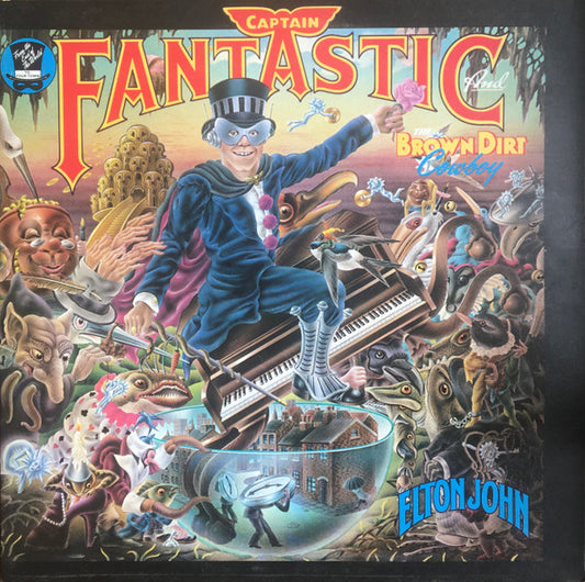 Elton John ‎– Captain Fantastic And The Brown Dirt Cowboy - Vinyl LP, Album, Stereo, Gatefold, UK 1975 (USED VG)