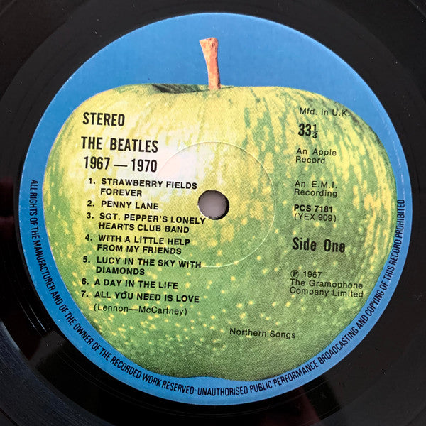 The Beatles - 1967-1970 - 2x Vinyl LP, Compilation, Stereo, Original UK 1973 (USED VG+)