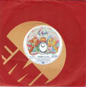 Queen ‎– Somebody To Love - Vinyl 7", 45 RPM, Single, Company Sleeve, UK 1976 (USED VG)