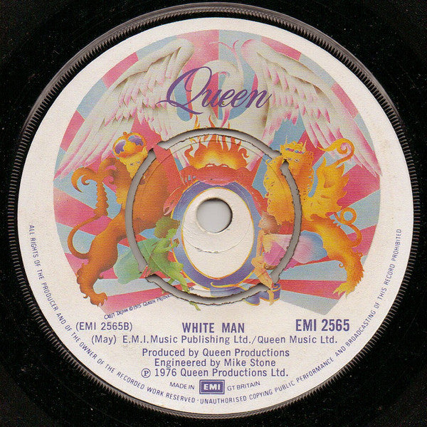 Queen ‎– Somebody To Love - Vinyl 7", 45 RPM, Single, Company Sleeve, UK 1976 (USED VG)
