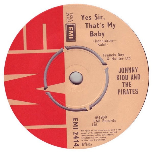 Johnny Kidd And The Pirates - Shakin' All Over - Vinyl 7", 45 RPM, Single, Reissue, UK 1976 (USED VG+)