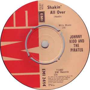 Johnny Kidd And The Pirates - Shakin' All Over - Vinyl 7", 45 RPM, Single, Reissue, UK 1976 (USED VG+)