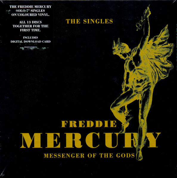 Freddie Mercury – Messenger Of The Gods (The Singles) - Box Set, Compilation, 13 x Limited Edition Coloured Vinyl 7", Singles, Reissue (NEW SEALED)