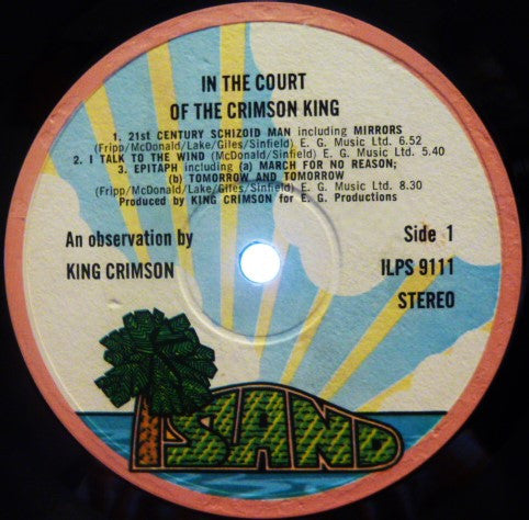 King Crimson – In The Court Of The Crimson King (An Observation By King Crimson) - Vinyl, LP, Album, Gatefold, UK 1970 (USED VG+)