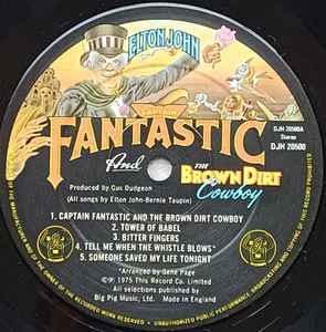 Elton John ‎– Captain Fantastic And The Brown Dirt Cowboy - Vinyl LP, Album, Reissue, Gatefold, UK (USED VG+)