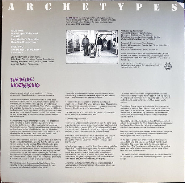 The Velvet Underground ‎- The Velvet Underground - Vinyl LP, Album, Reissue, Stereo (USED VG)