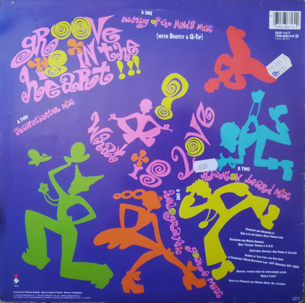 Deee-Lite ‎– Groove Is In The Heart - Vinyl 12", 45 RPM, Maxi-Single, Stereo, Europe 1990 (USED VG+)