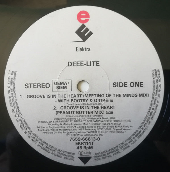 Deee-Lite ‎– Groove Is In The Heart - Vinyl 12", 45 RPM, Maxi-Single, Stereo, Europe 1990 (USED VG+)