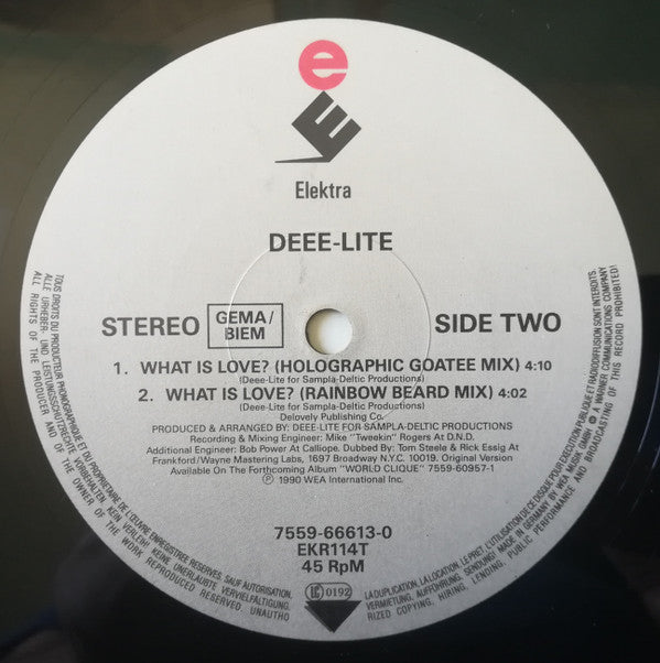 Deee-Lite ‎– Groove Is In The Heart - Vinyl 12", 45 RPM, Maxi-Single, Stereo, Europe 1990 (USED VG+)