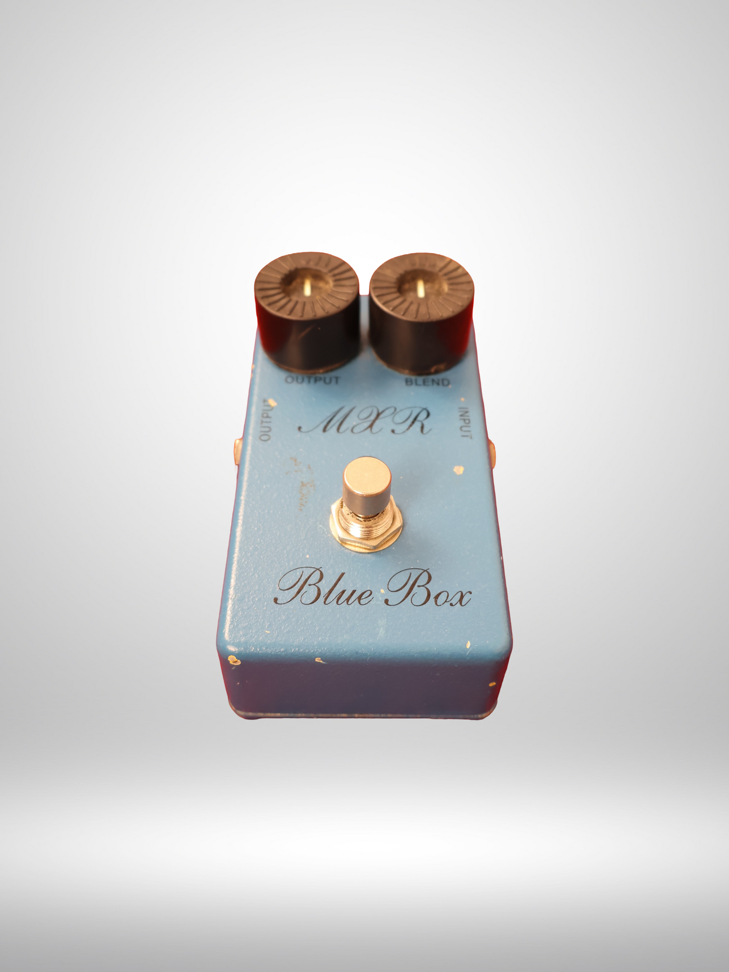 MXR Script Logo Blue Box Guitar Pedal, Owned by Adrian Utley (Portishead)