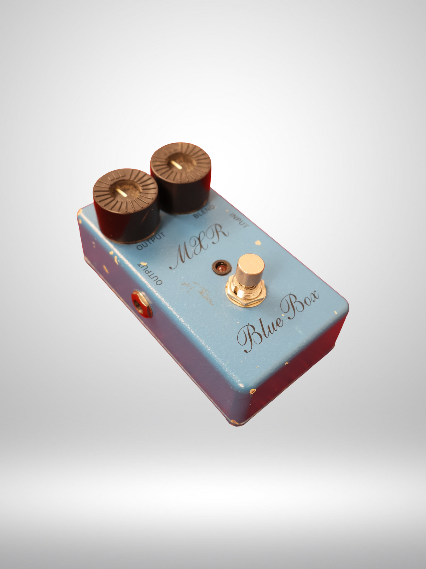 MXR Script Logo Blue Box Guitar Pedal, Owned by Adrian Utley (Portishead)