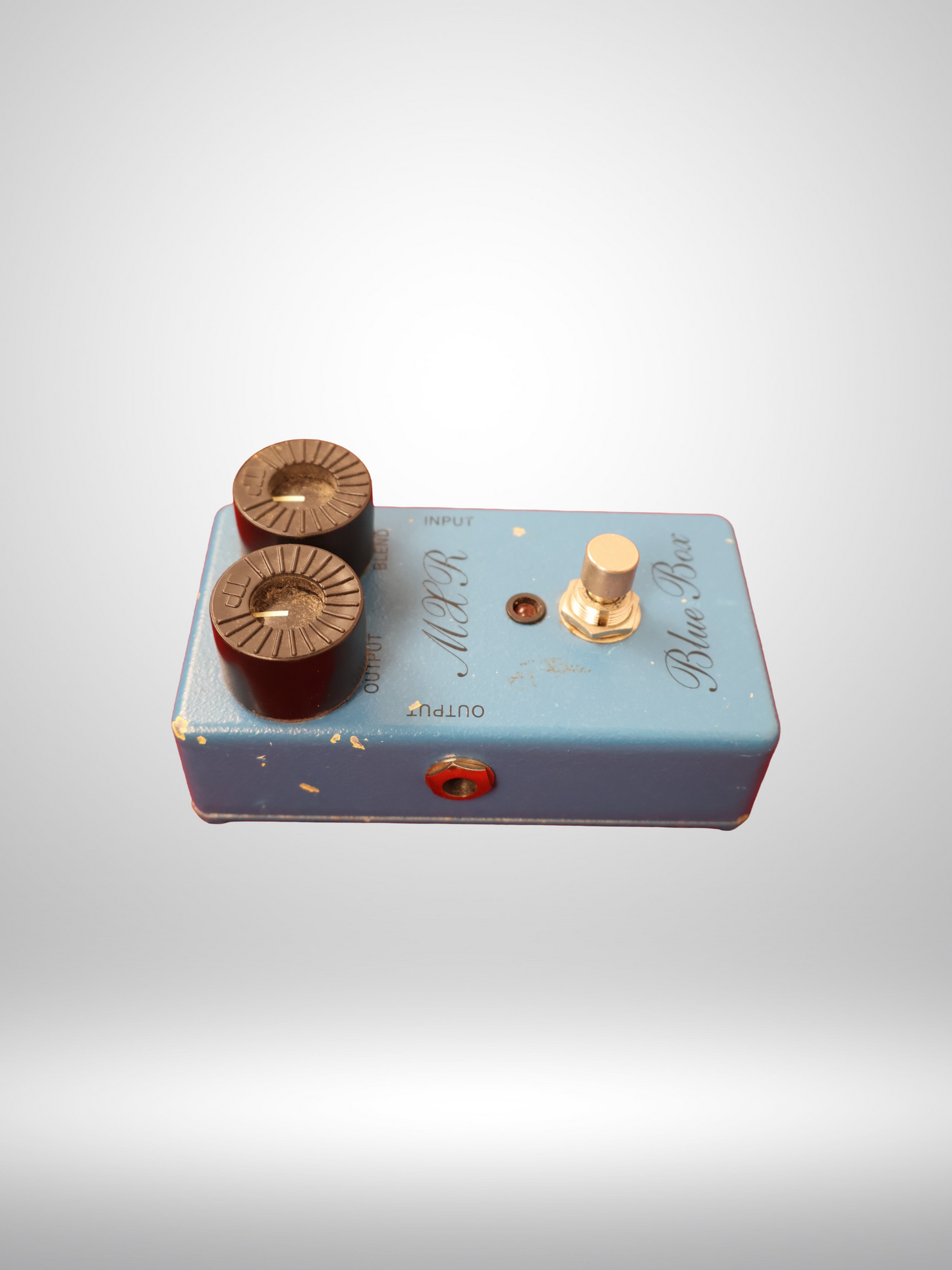 MXR Script Logo Blue Box Guitar Pedal, Owned by Adrian Utley (Portishead)