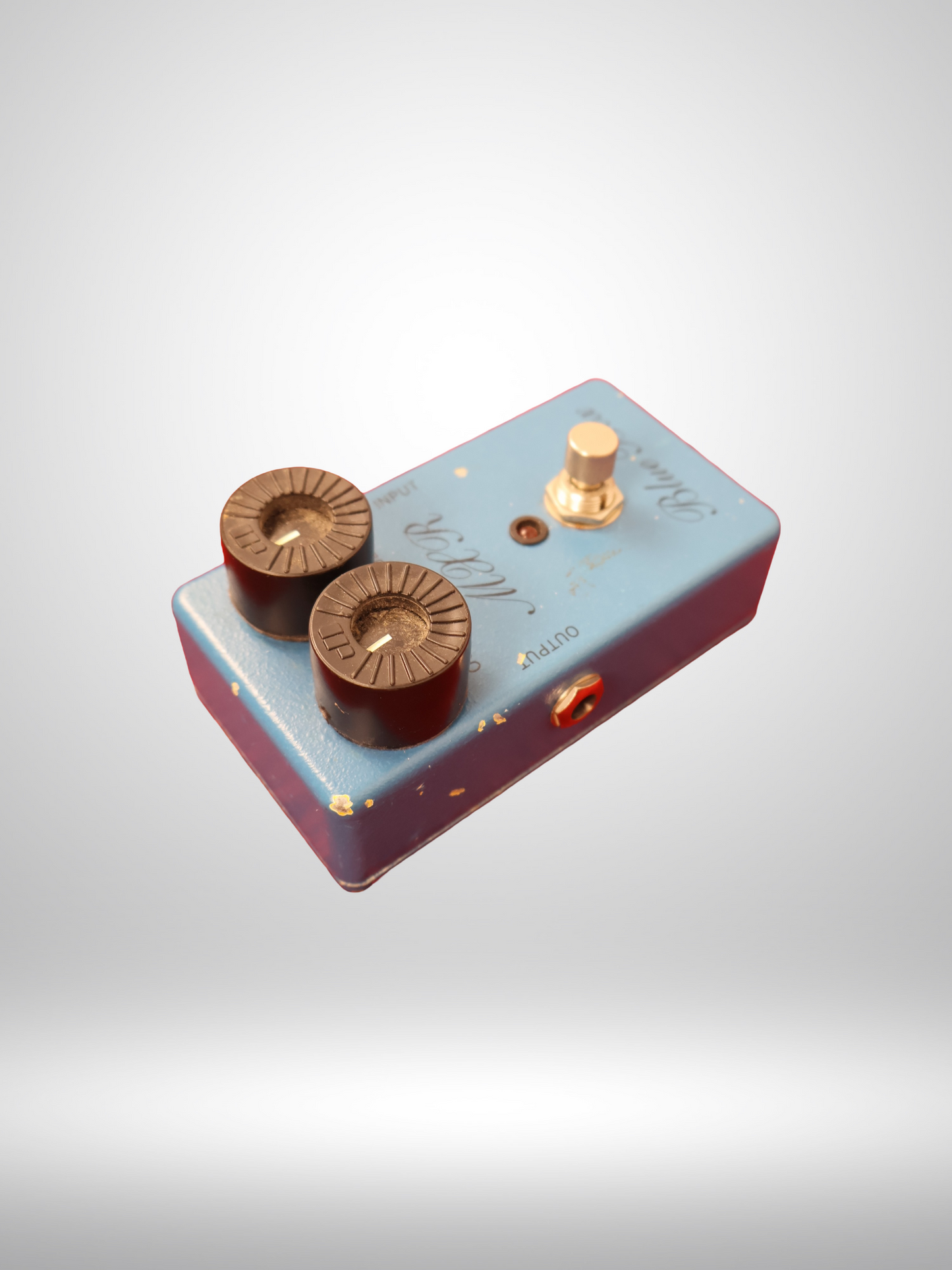 MXR Script Logo Blue Box Guitar Pedal, Owned by Adrian Utley (Portishead)