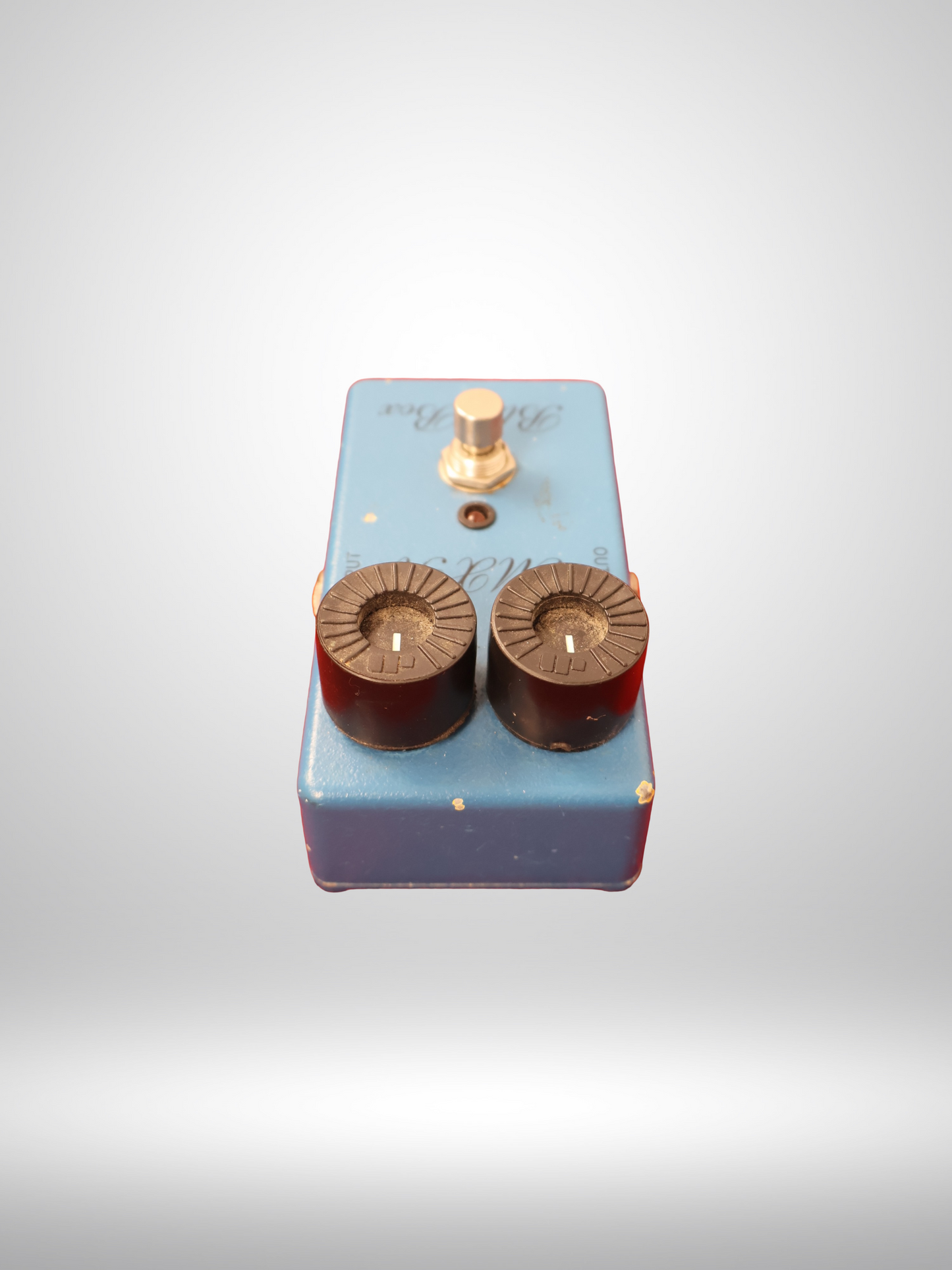 MXR Script Logo Blue Box Guitar Pedal, Owned by Adrian Utley (Portishead)